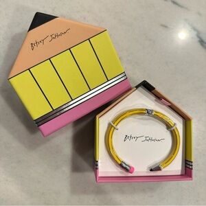 Betsey Johnson pencil bracelet